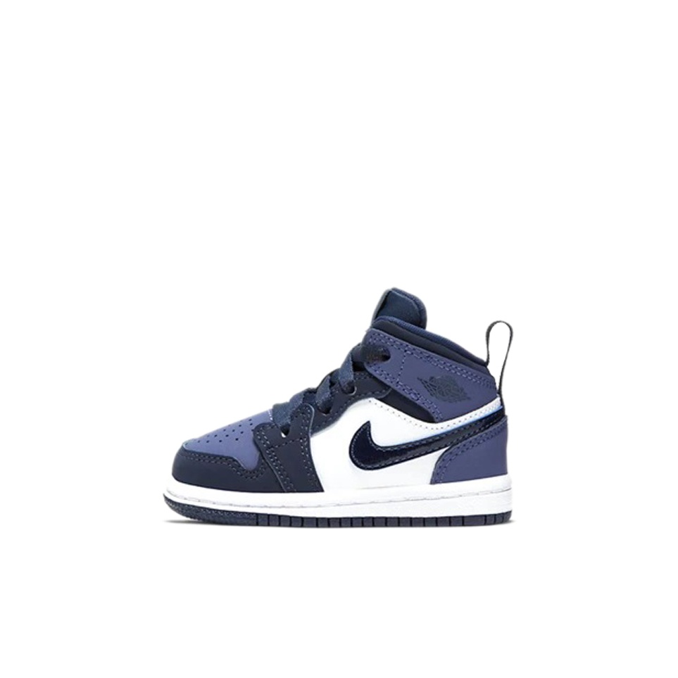 Jordan 1 Mid Obsidian Sanded Purple TD POIZON