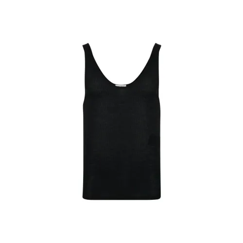 SAINT LAURENT Tank Tops Men Black