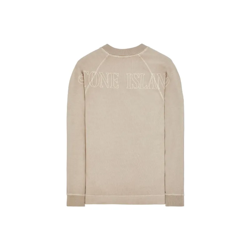 STONE ISLAND Logo embroidered Cotton Sweatshirt-1