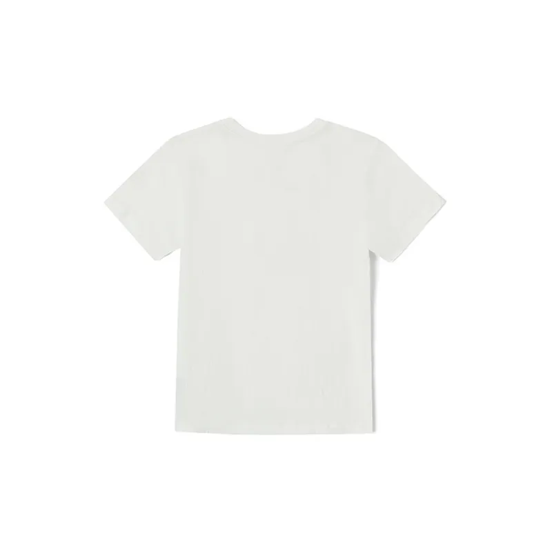 Vans Set in Sleeve T Shirt Women's Ecru-1