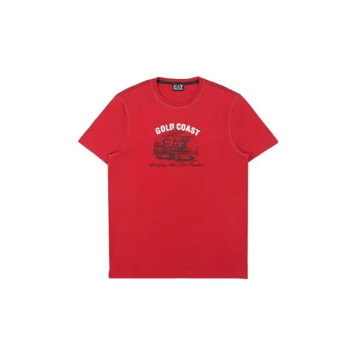 EMPORIO ARMANI T-Shirts Men Red