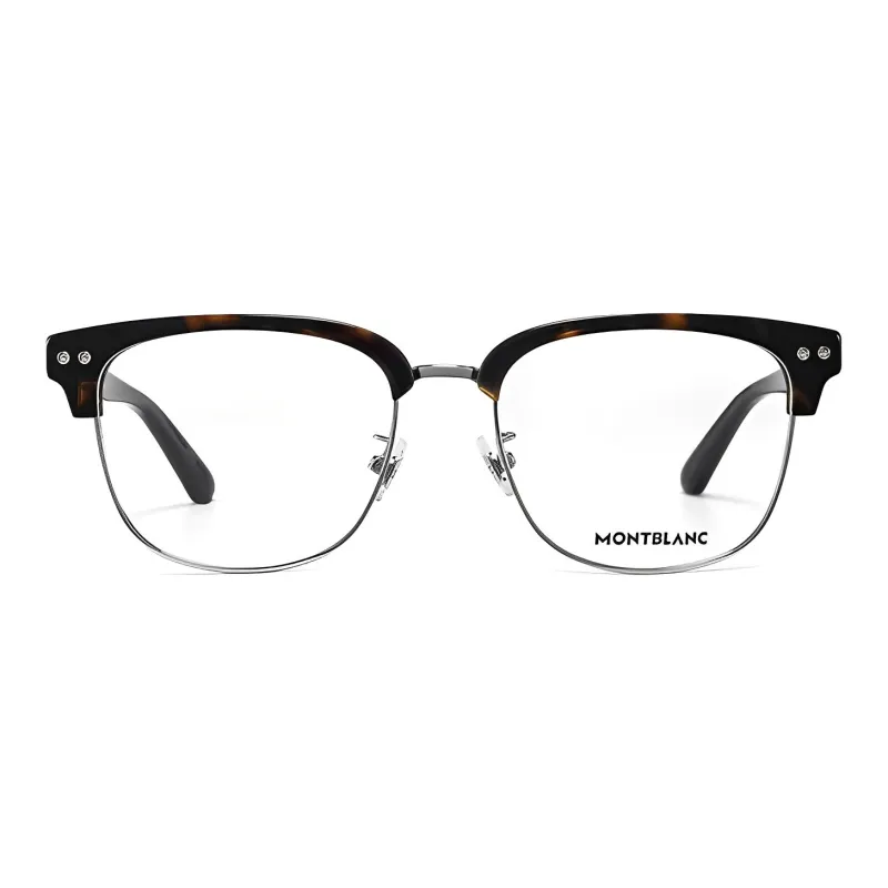 MONTBLANC Plate Frame Browline Eyeglass Frames Unisex-1