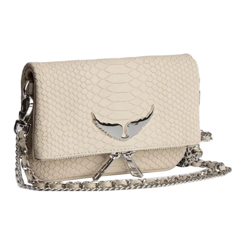 Zadig & Voltaire Cow Leather Handheld Shoulder Bag Crossbody Bag Extra Mini Women's Ecru-2