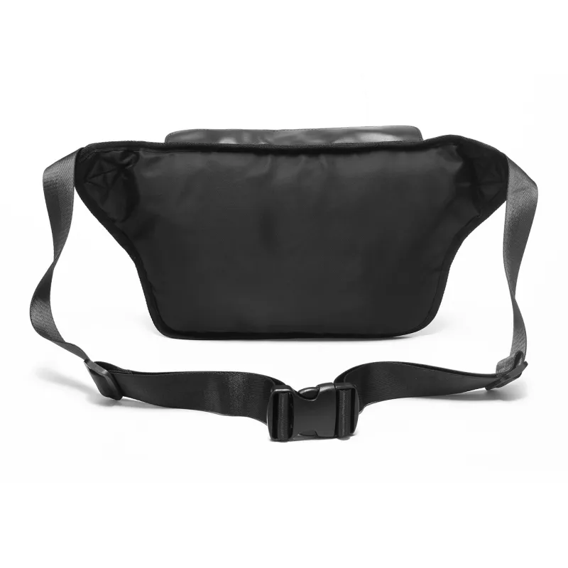 NOMK Oxford Workwear Messenger Bag Shoulder Bag Crossbody Bag Large Size Unisex Black-3