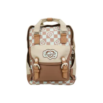 Doughnut Polyester Laptop Bag Handbag Tote Bag Crossbody Bag Mini Women's Mushroom Pattern/Cream Pattern