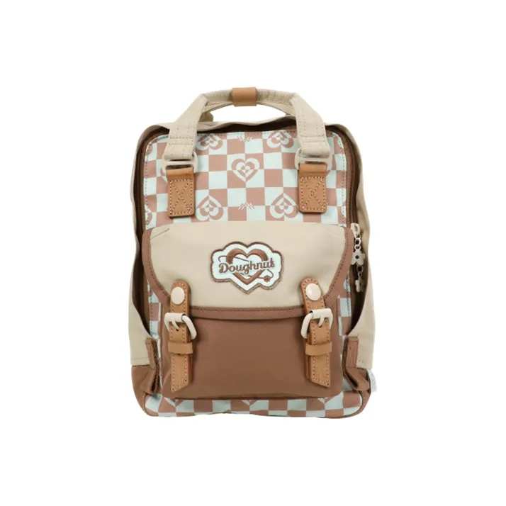 Doughnut Polyester Laptop Bag Handbag Tote Bag Crossbody Bag Mini Women's Mushroom Pattern/Cream Pattern-0
