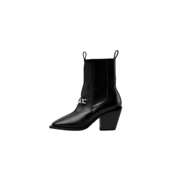 GUCCI Short Chelsea Boots Women's Black