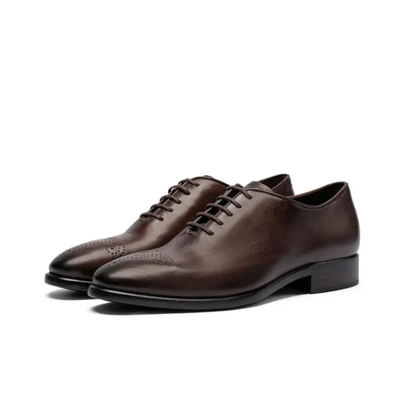 Ecco Oxford Shoes Men's Cocoa Brown-2