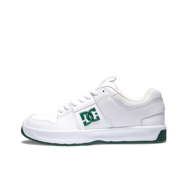 DC Shoes Lynx Zero Anti Slip Wear Resistant Low Top Skateboard Shoes Unisex White-0
