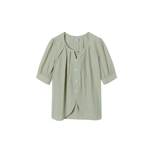 DIALOGUE Chiffon Shirts Women's