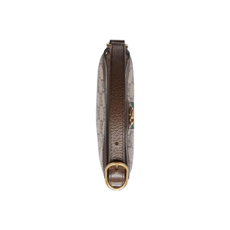 GUCCI Ophidia Canvas With Leather Handbag, Shoulder Bag Women's-4