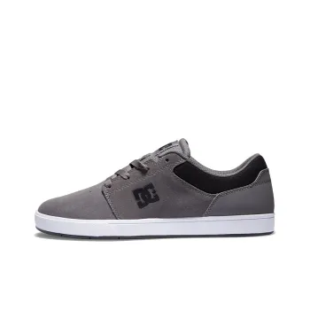 DC Shoes Crisis 2 Anti Slip Wear Resistant Low Top Skateboard Shoes Men's Gray