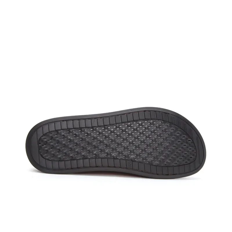 Satchi Slide Slippers Men Yellow Brown-5