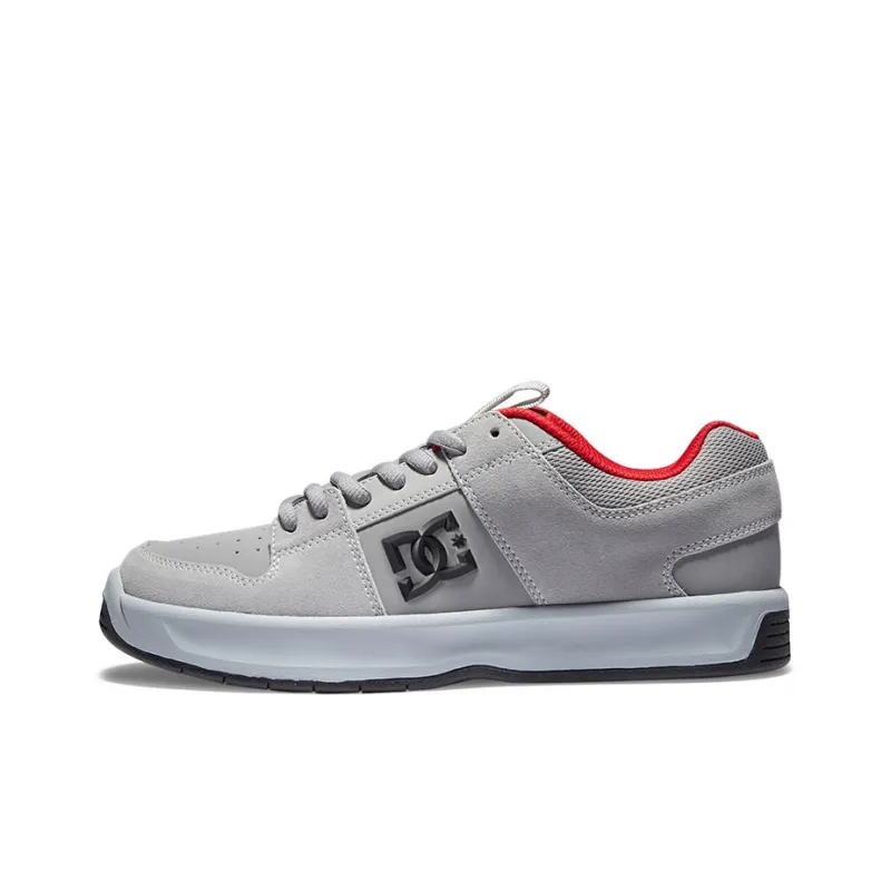 DC Shoes Lynx Zero Anti Slip Wear Resistant Low Top Skateboard Shoes Unisex Gray-0
