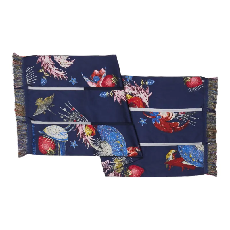 Alexander McQueen All Over Graphic Printed Scarf-2