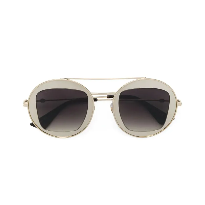 GUCCI Sunglasses Women's Gold-1