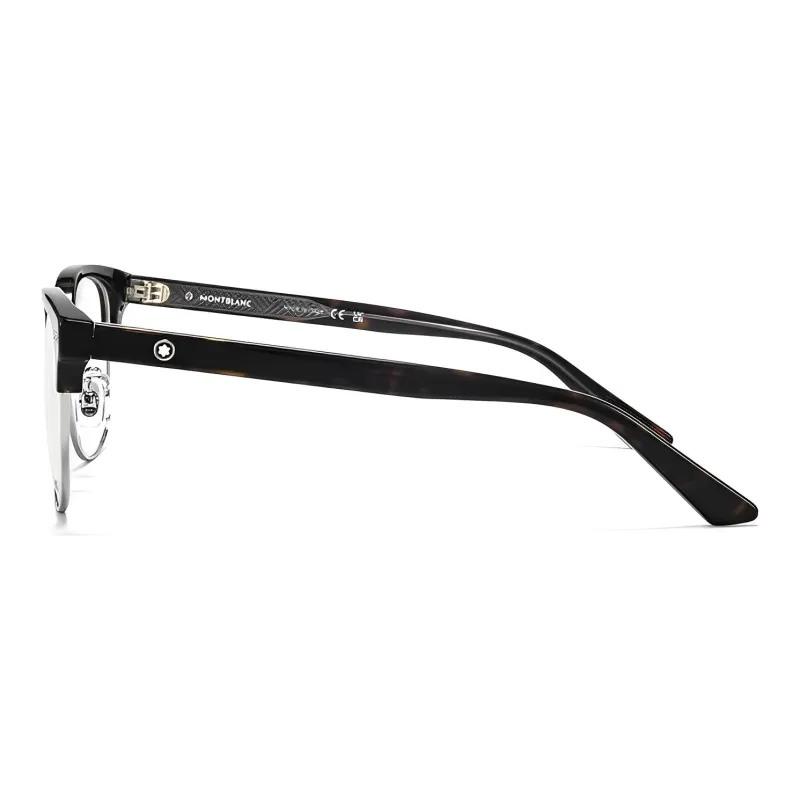 MONTBLANC Plate Frame Browline Eyeglass Frames Unisex-2