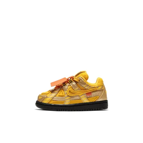 Nike Air Rubber Dunk Off-White University Gold (TD)