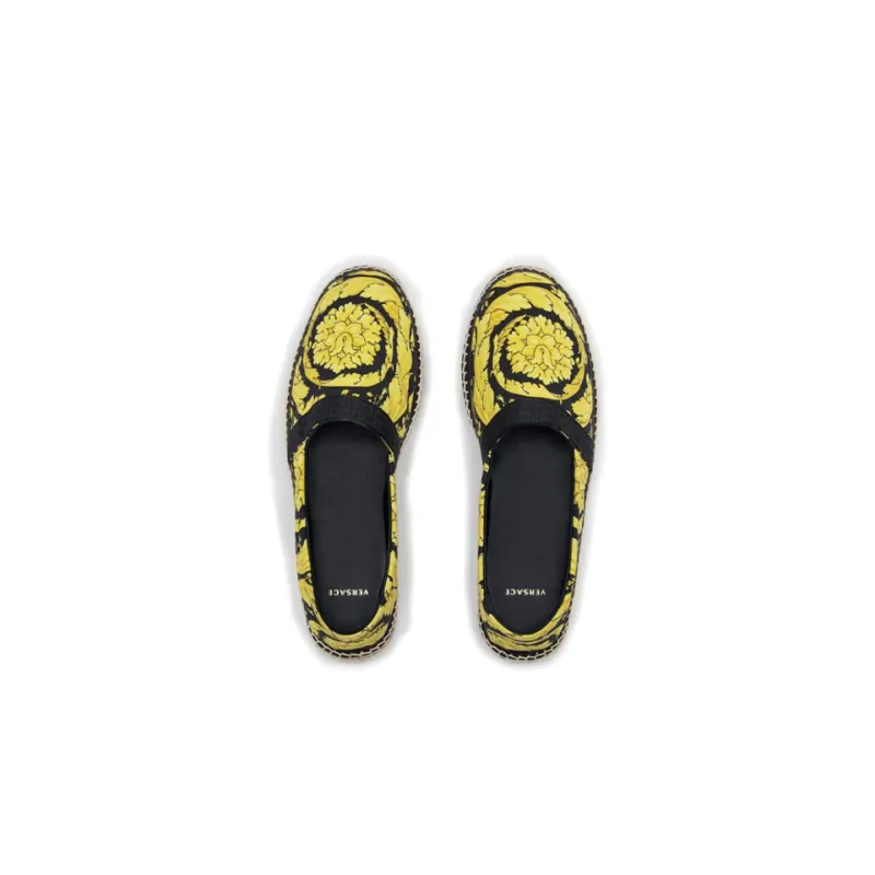 VERSACE Barocco-print Espadrilles-8