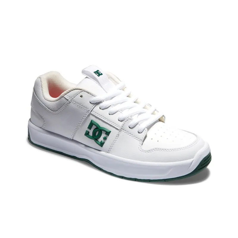 DC Shoes Lynx Zero Anti Slip Wear Resistant Low Top Skateboard Shoes Unisex White-2