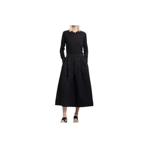 UMA WANG Casual Long Skirts Women's Black