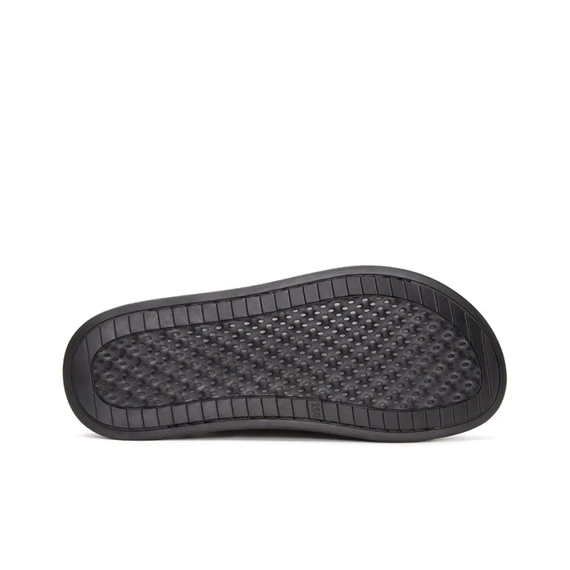 Satchi Rubber Sole Slip Resistant Slide Slippers Men's Black-5