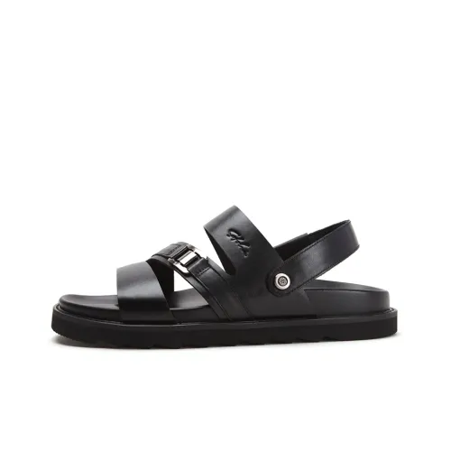 Satchi Beach Sandals Men Black