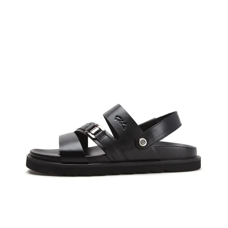 Satchi Stylish Sandals Men's Black-0