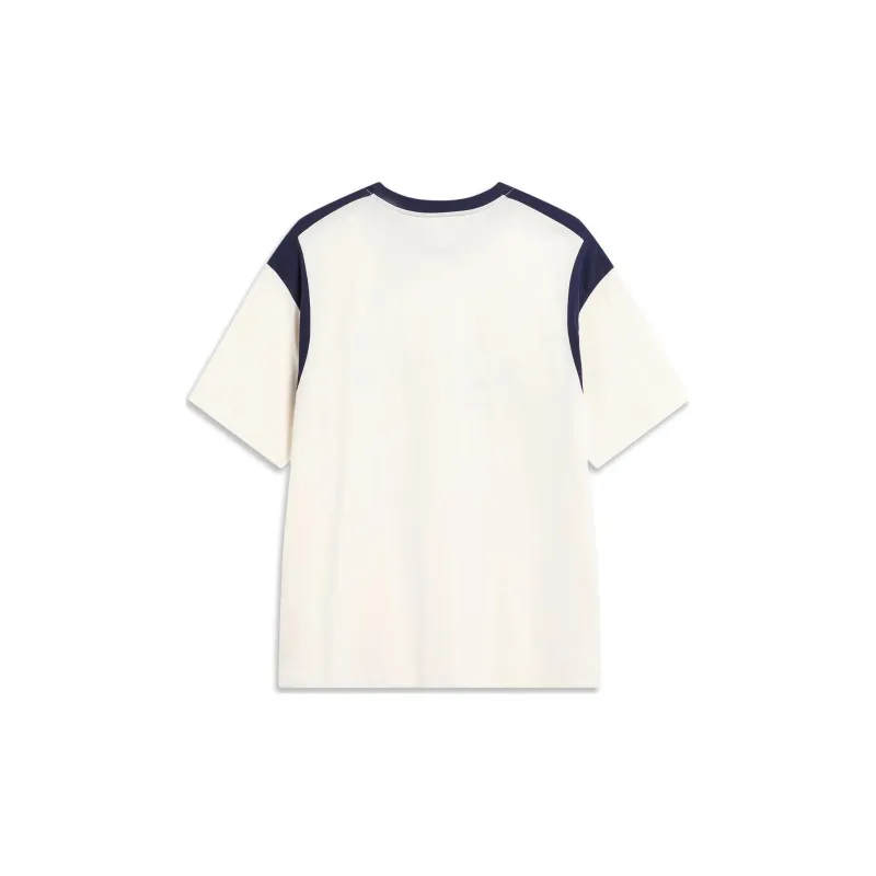 LiNing Sports Fashion Collection T Shirt Unisex Ecru-1