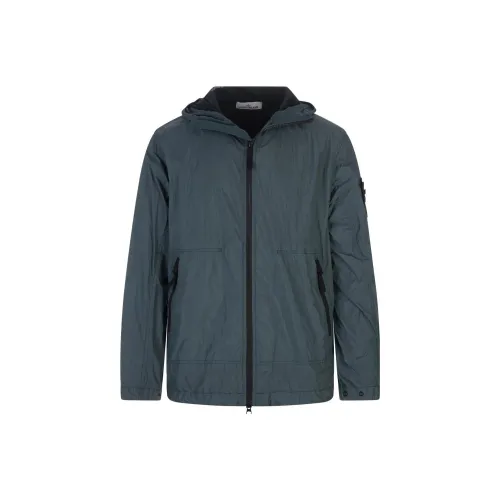 STONE ISLAND Jackets Men Dark Green