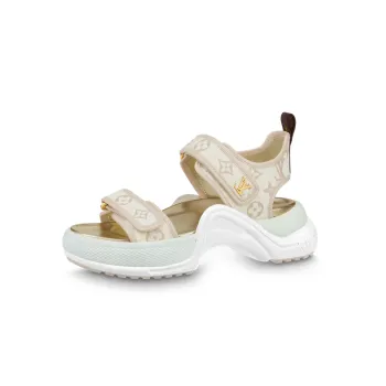 LOUIS VUITTON Archlight Beach Sandals Women's Light Umber