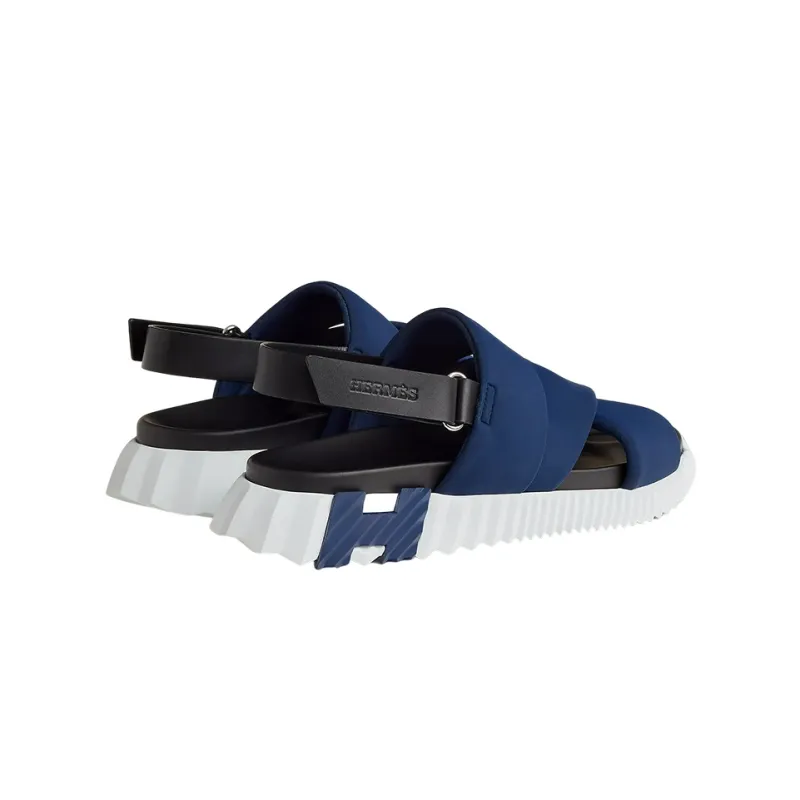 HERMES Electric Beach Sandals Men's Blue-3