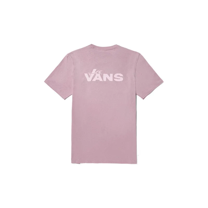 Vans T Shirts Women's Gray Pink-1
