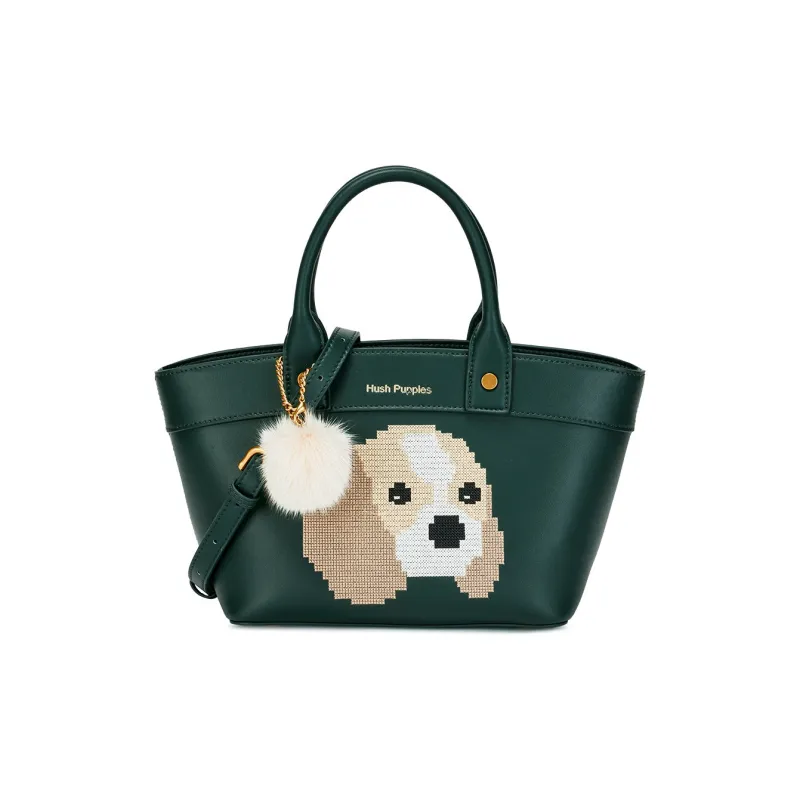 Hush Puppies Cow Leather Cartoon Bag, Handbag, Crossbody Bag Regular Women's Brown-5