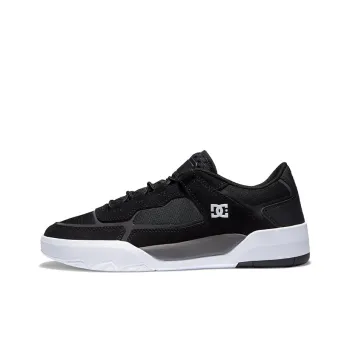 DC Shoes Metric Wear Resistant Cushioning Breathable Low Top Skateboard Shoes Men's Black White
