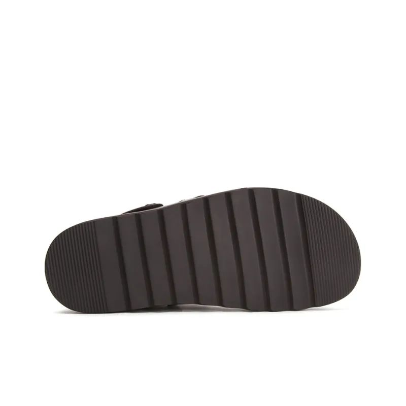 Satchi Stylish Sandals Men's Coffee-5