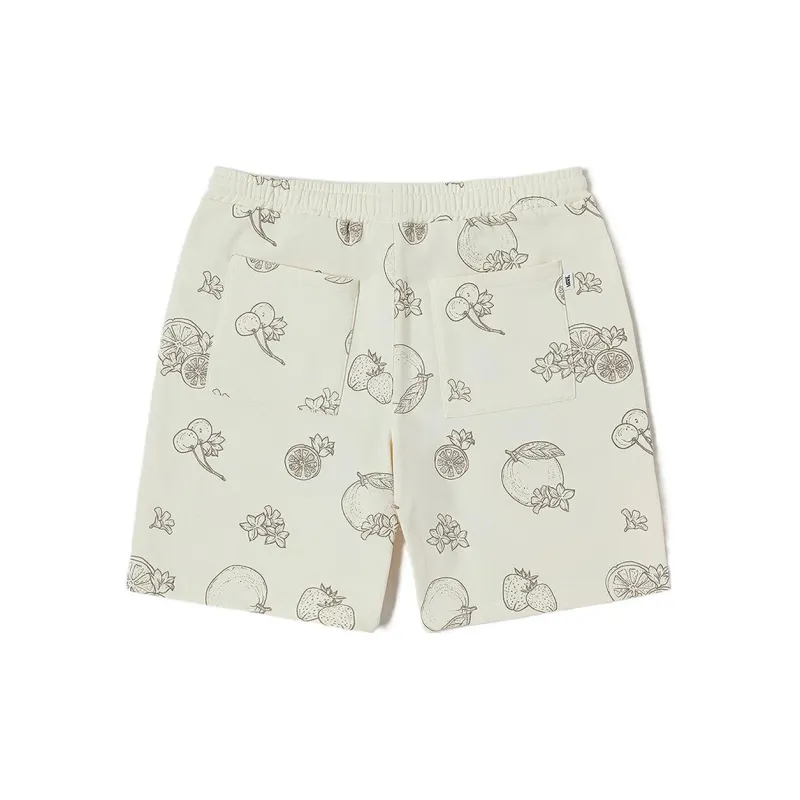 Vans Casual Shorts Women's Vintage White Patterned Print-1