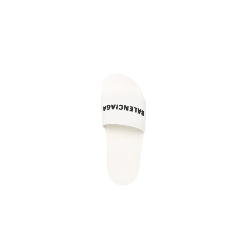 Balenciaga Pool Slides Eggshell-4