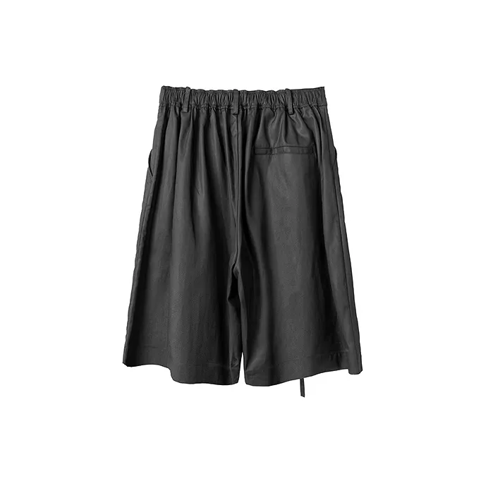 HUANXIANGZHE Casual Shorts Unisex Black-1