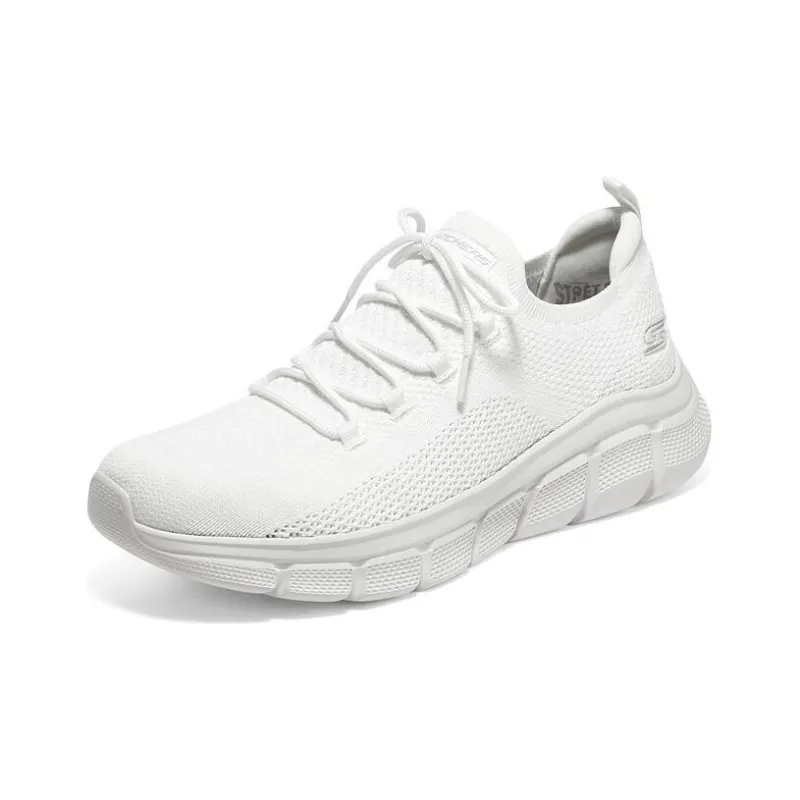 Skechers BOBS B FLEX Cushioning Abrasion Resistant Breathable Low Top Casual Shoes Men's White-2