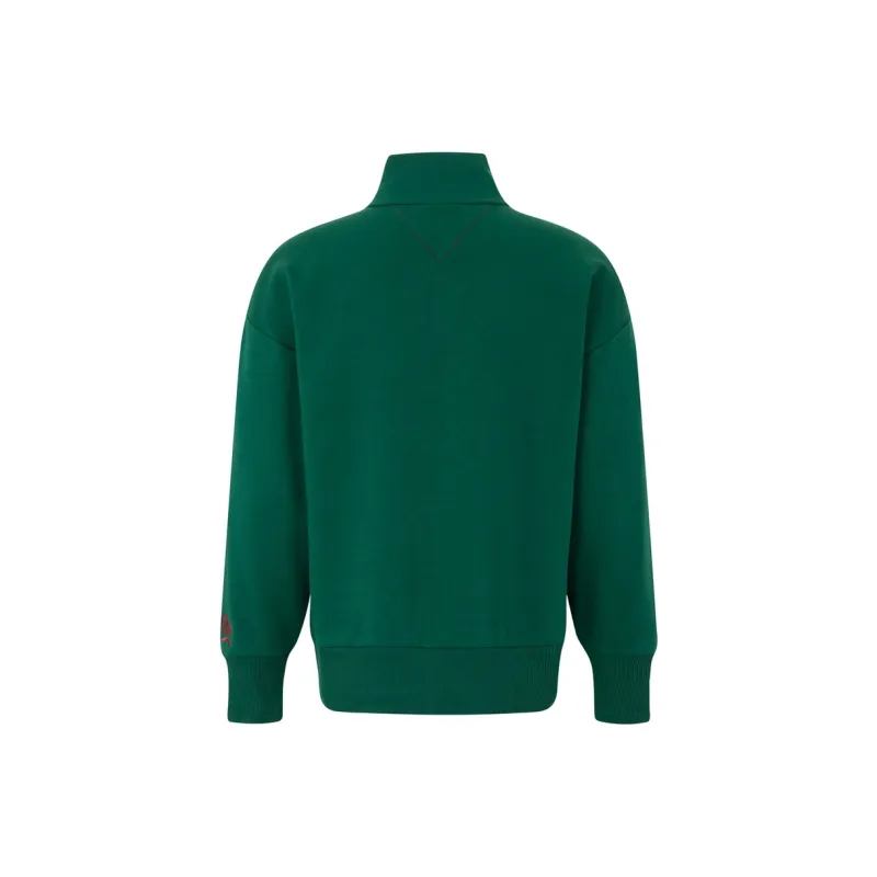 Tommy Hilfiger Stand Collar Sweatshirt Men's Dark Green-1