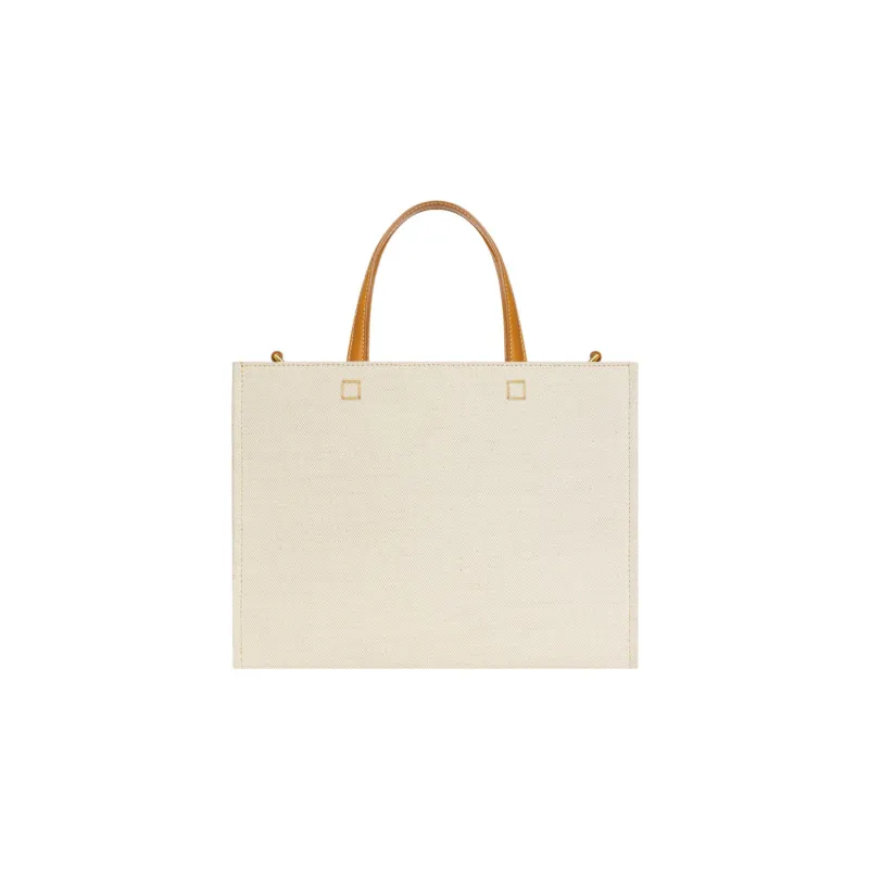 GIVENCHY Cow Leather Tote Bag, Shopping Bag, Handbag Trumpets Women's Natural Beige-2