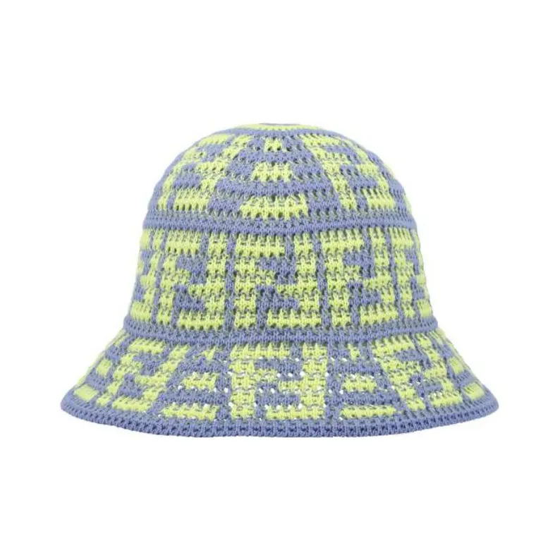 FENDI Bucket Hats Baby Mustard Yellow-0