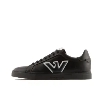 EMPORIO ARMANI Logo embossed Lace up Sneakers