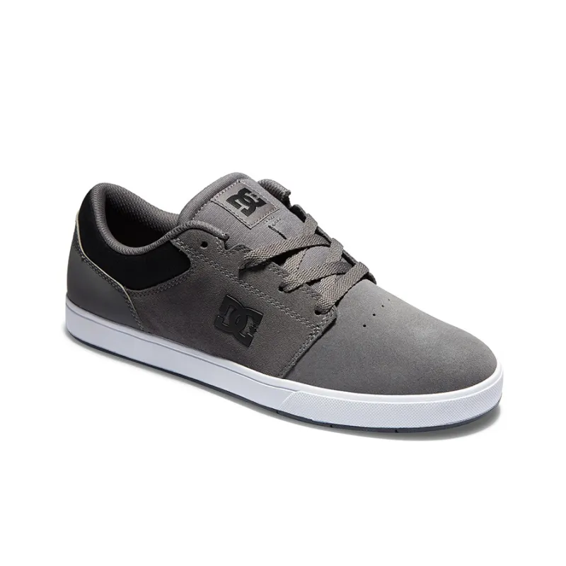 DC Shoes Crisis 2 Anti Slip Wear Resistant Low Top Skateboard Shoes Men's Gray-2