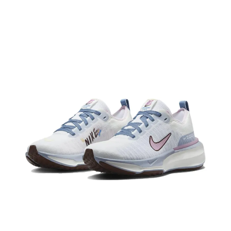 Nike ZoomX Invincible Run 3 Blue Whisper Medium Soft Pink Women's-2