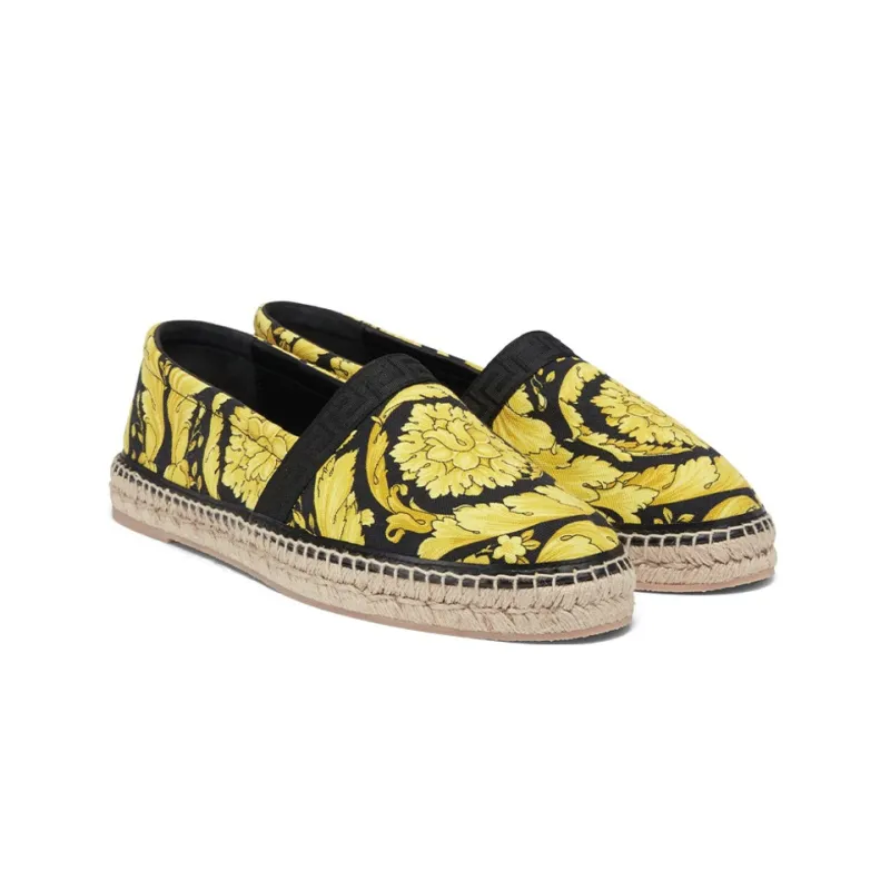 VERSACE Barocco-print Espadrilles-4
