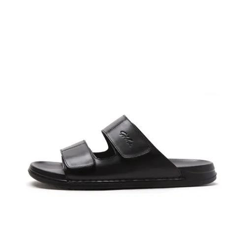 Satchi Slide Slippers Men Black