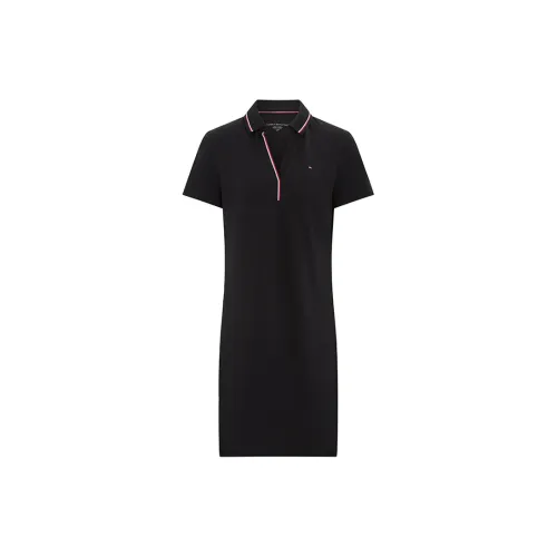 Tommy Hilfiger Short-Sleeved Dresses Women's Black 001