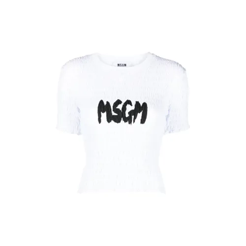 MSGM Crop Tops Women's White